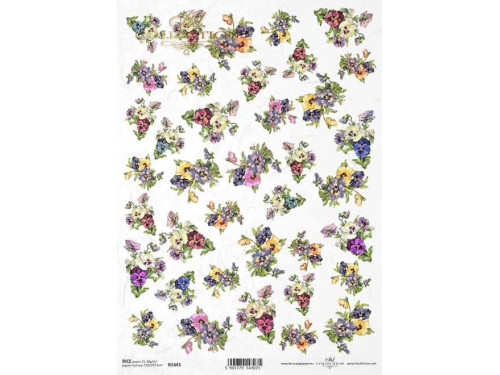 Papier do decoupage A4 - ITD Collection - ryżowy, R1443