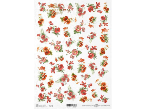 Papier do decoupage A4 - ITD Collection - ryżowy, R1445