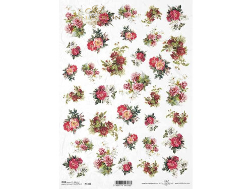 Decoupage paper A4 - ITD Collection - rice, R1452