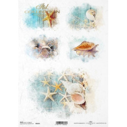 Decoupage paper A4 - ITD Collection - rice, R1611