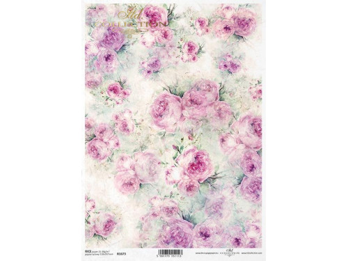 Papier do decoupage A4 - ITD Collection - ryżowy, R1673