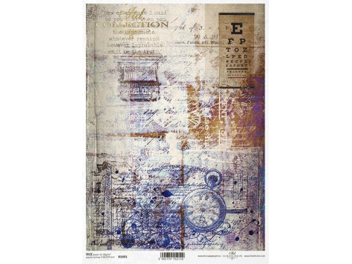 Decoupage paper A4 - ITD Collection - rice, R1691