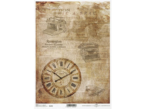 Papier do decoupage A4 - ITD Collection - ryżowy, R1692