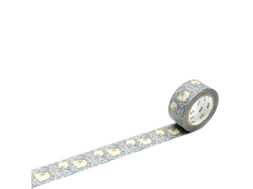 Taśma papierowa washi William Morris - MT Masking Tape - Pimpernel, 7 m