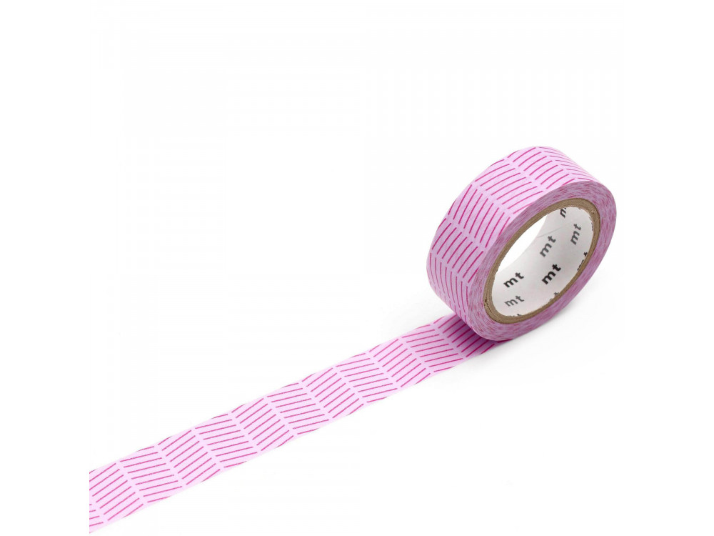 Washi paper tape William Morris - MT Masking Tape - Diagonal Purple, 7 m