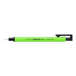 MONO zero refillable eraser pen - Tombow - round, Neon Green