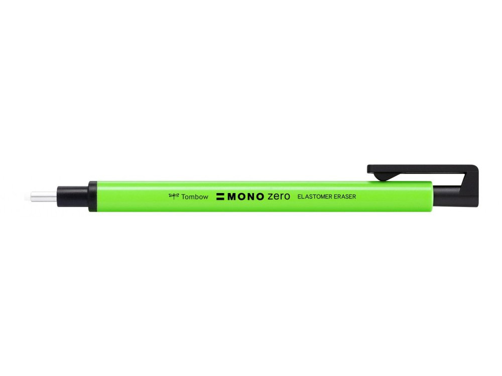 MONO zero refillable eraser pen - Tombow - round, Neon Green