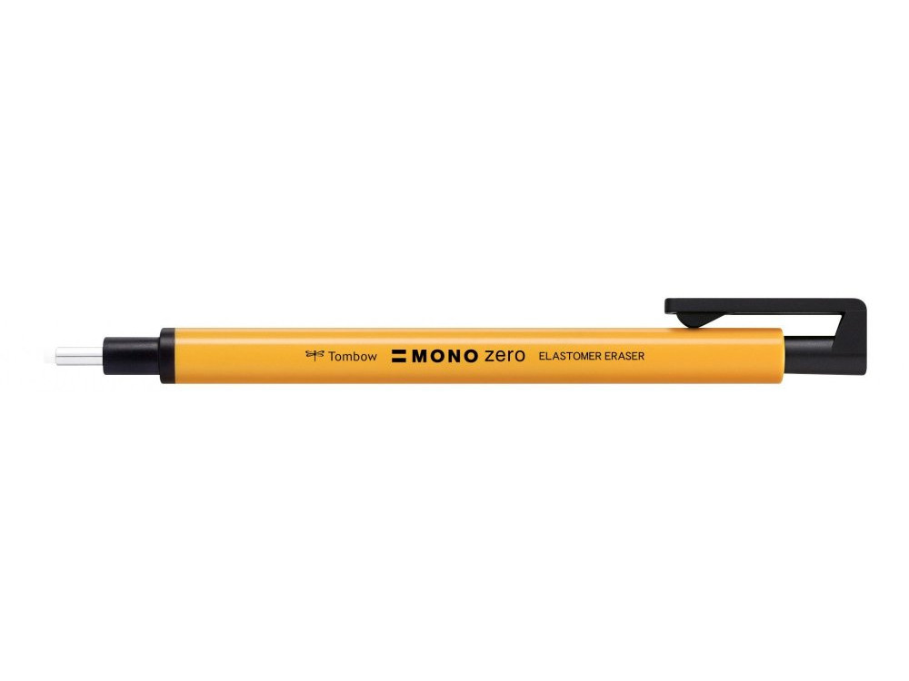 MONO zero refillable eraser pen - Tombow - round, Neon Orange