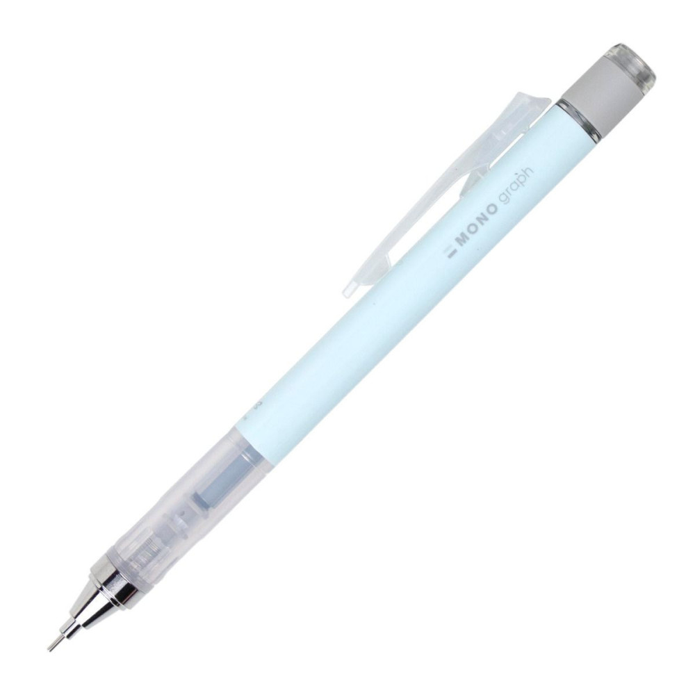 Mechanical pencil MONO Graph - Tombow - Pastel Ice Blue, 0,5 mm