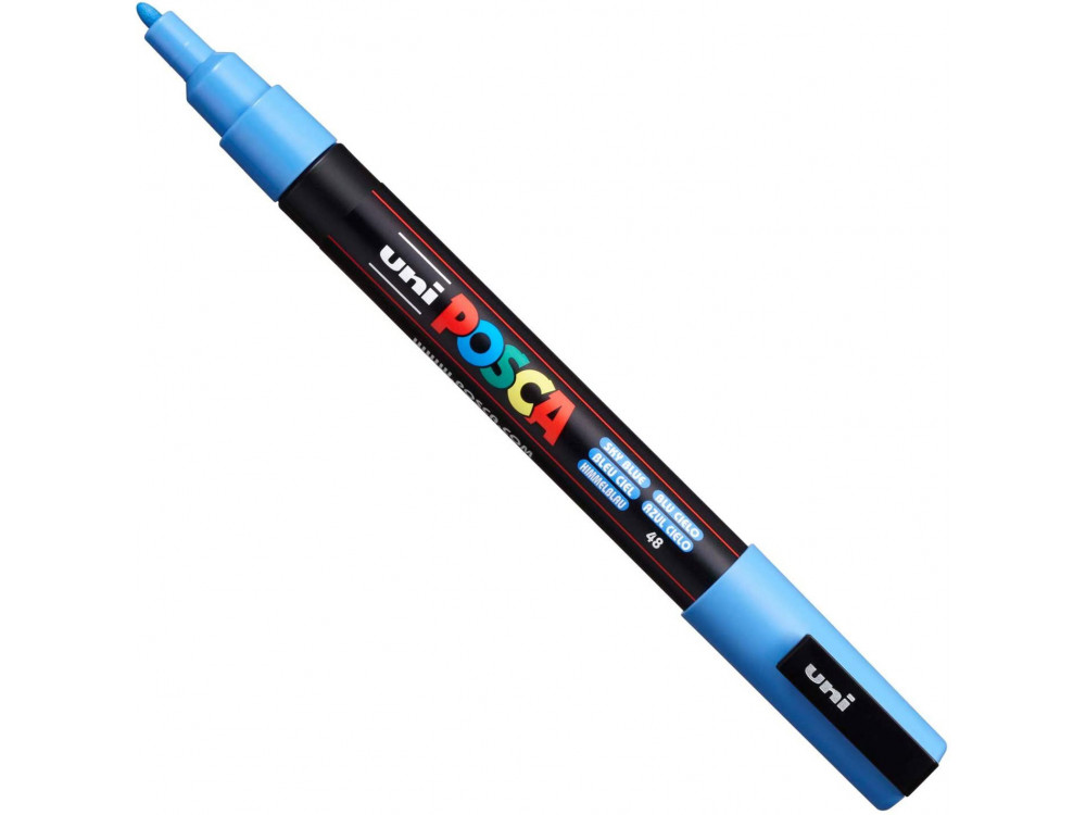 Marker Posca PC-1M - Uni - błękitny, sky blue