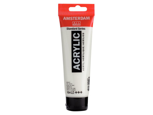 Farba akrylowa Acrylic - Amsterdam - Zinc White, 120 ml