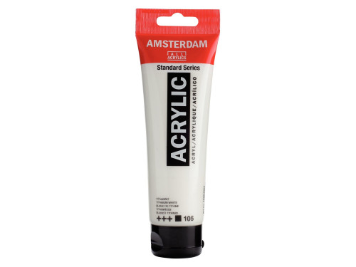 Farba akrylowa - Amsterdam - Titanium White, 120 ml