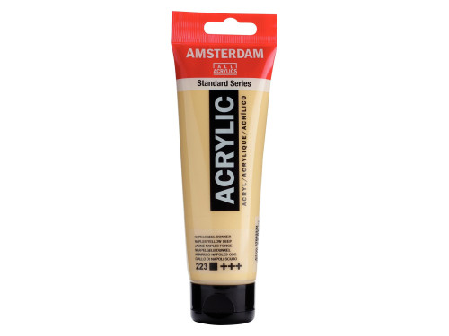 Acrylic paint in tube - Amsterdam - Naples Yellow Deep, 120 ml