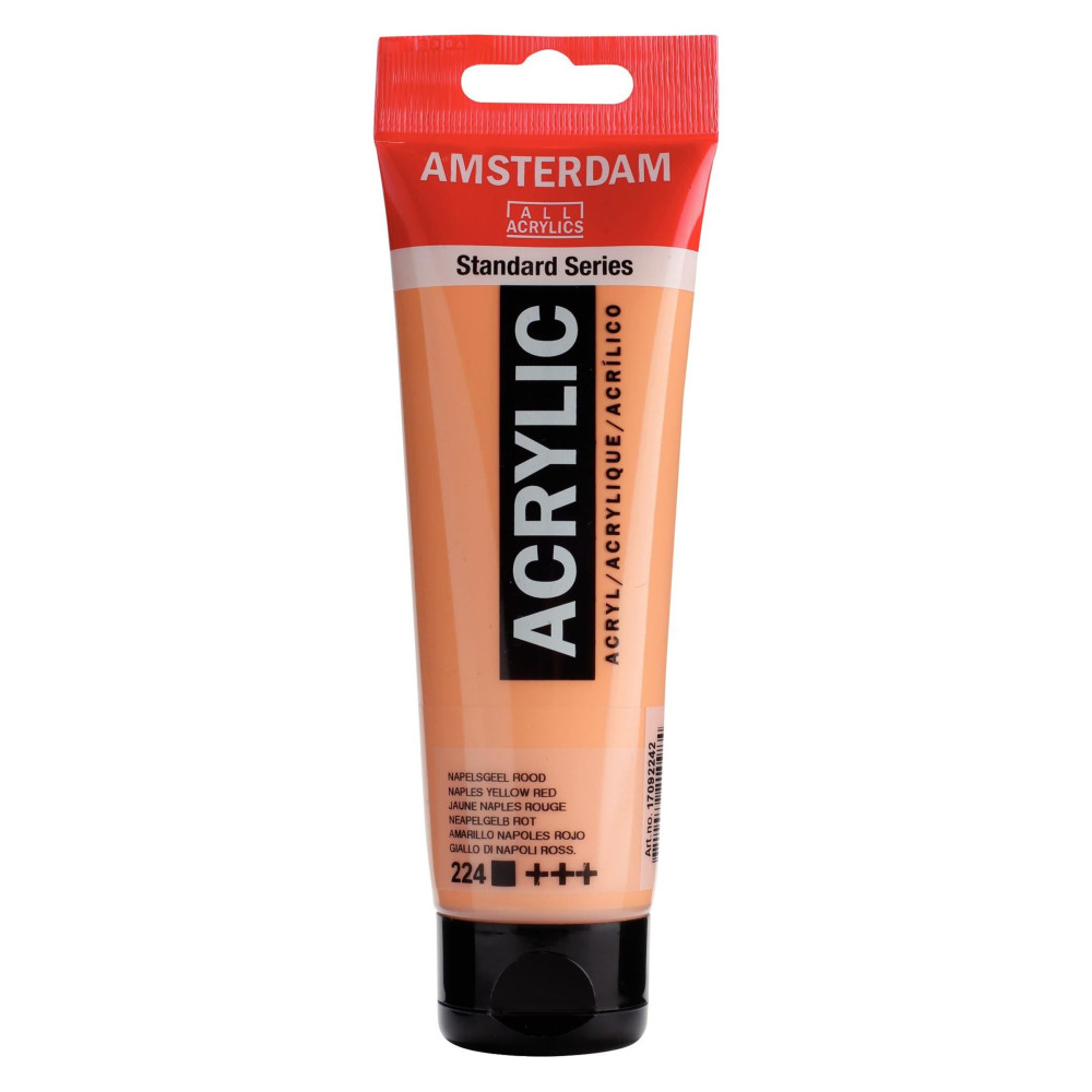 Acrylic paint in tube - Amsterdam - Naples Yellow Red, 120 ml