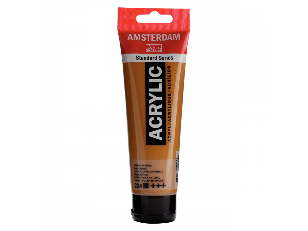 Acrylic paint in tube - Amsterdam - Raw Sienna, 120 ml