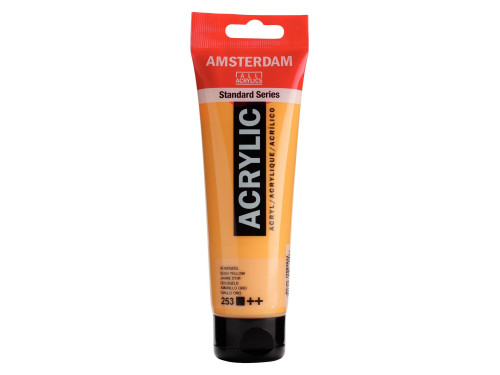 Acrylic paint in tube - Amsterdam - Gold Yellow, 120 ml