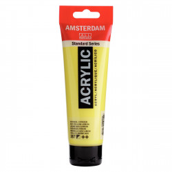Acrylic paint in tube - Amsterdam - Azo Yellow Lemon, 120 ml