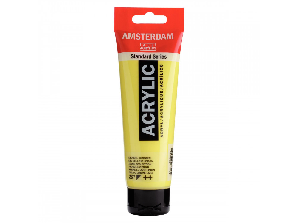 Acrylic paint in tube - Amsterdam - Azo Yellow Lemon, 120 ml