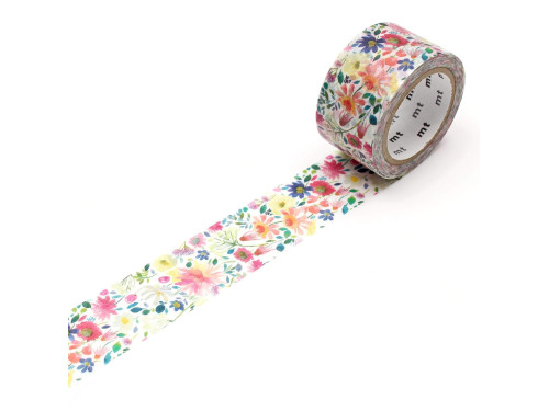Washi paper tape William Morris - MT Masking Tape - Bluebellgray Zinnia, 7 m