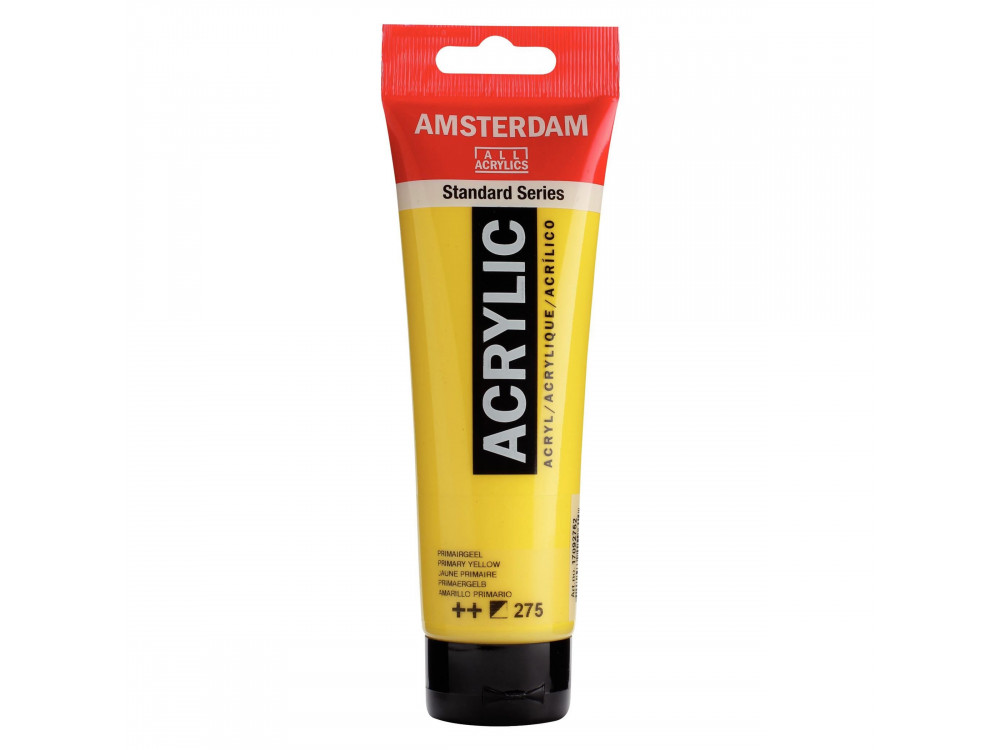 Acrylic paint in tube - Amsterdam - Primary Yellow, 120 ml