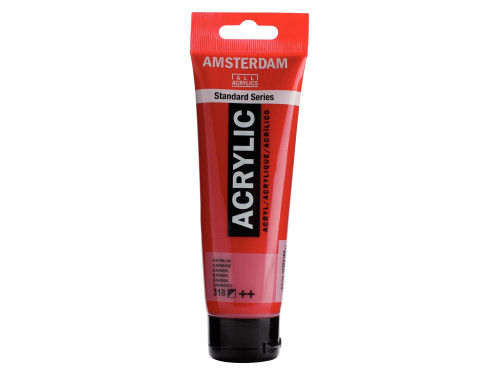 Acrylic paint in tube - Amsterdam - Carmine, 120 ml