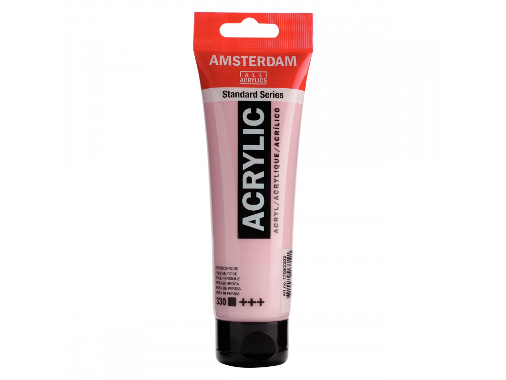 Acrylic paint in tube - Amsterdam - Persian Rose, 120 ml