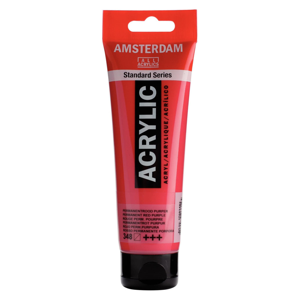 Acrylic paint in tube - Amsterdam - Permanent Red Purple, 120 ml