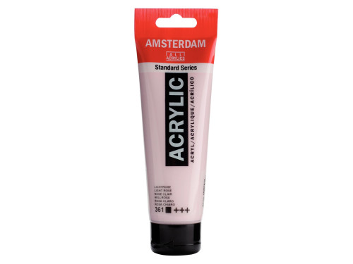 Acrylic paint in tube - Amsterdam - Light Rose, 120 ml