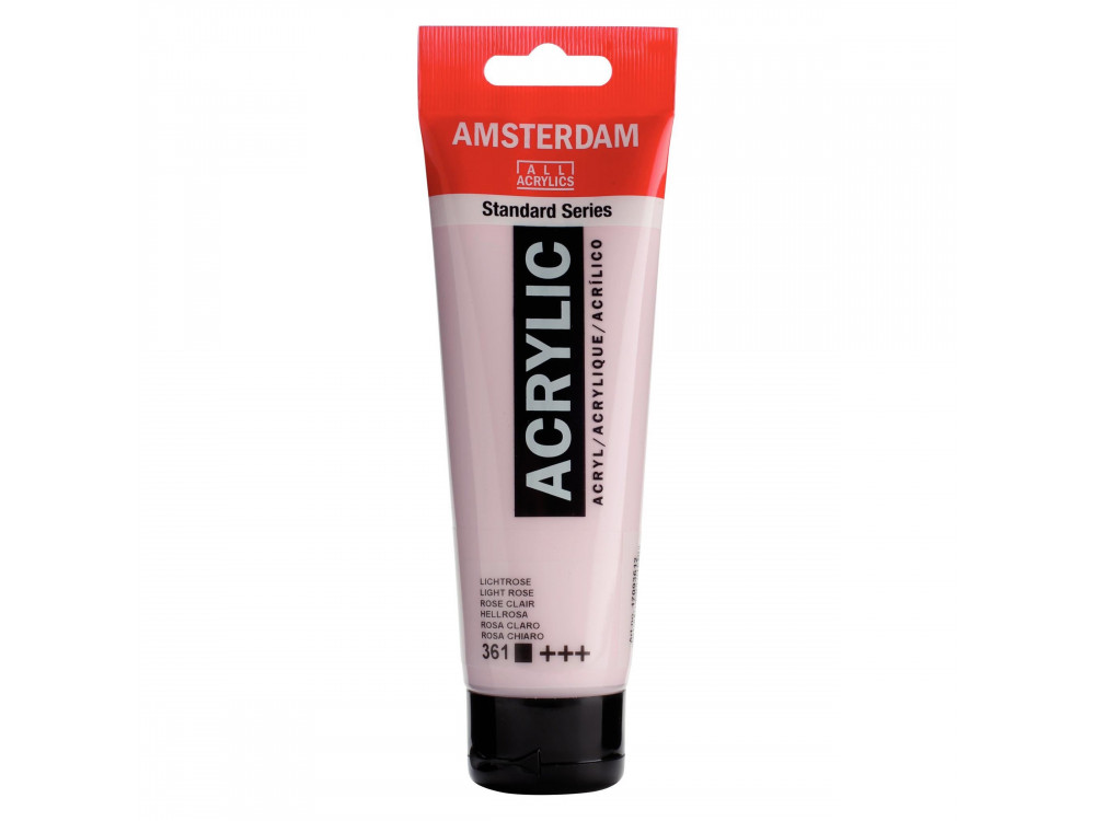 Farba akrylowa - Amsterdam - Light Rose, 120 ml