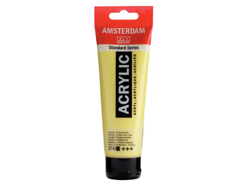 Farba akrylowa - Amsterdam - Nickel Titanium Yellow, 120 ml
