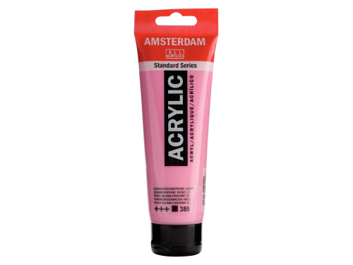 Acrylic paint in tube - Amsterdam - Quinacridone Rose Light, 120 ml