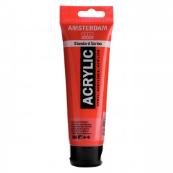 Acrylic paint in tube - Amsterdam - Naphthol Red Medium, 120 ml