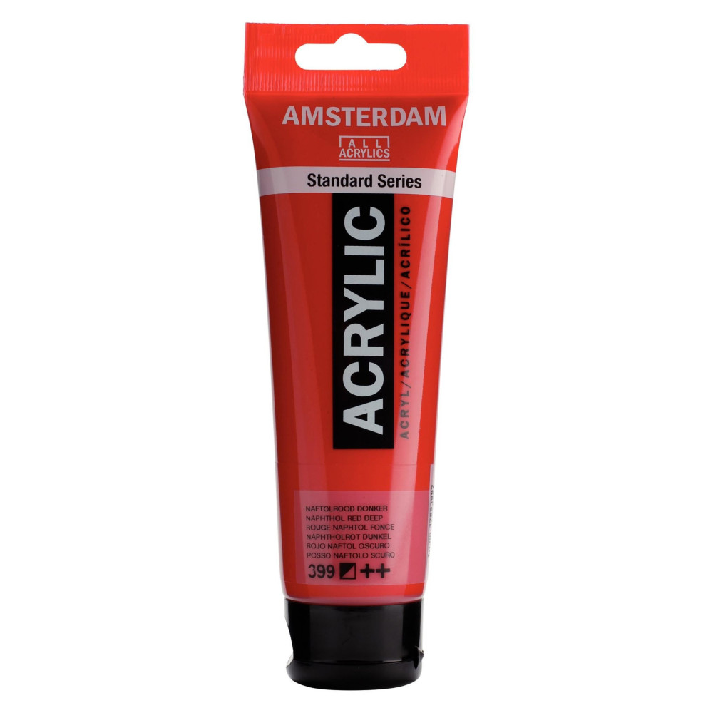 Acrylic paint in tube - Amsterdam - Naphthol Red Deep, 120 ml