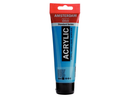 Acrylic paint in tube - Amsterdam - Brilliant Blue, 120 ml