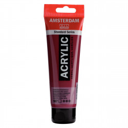 Farba akrylowa - Amsterdam - Permanent Red Violet, 120 ml
