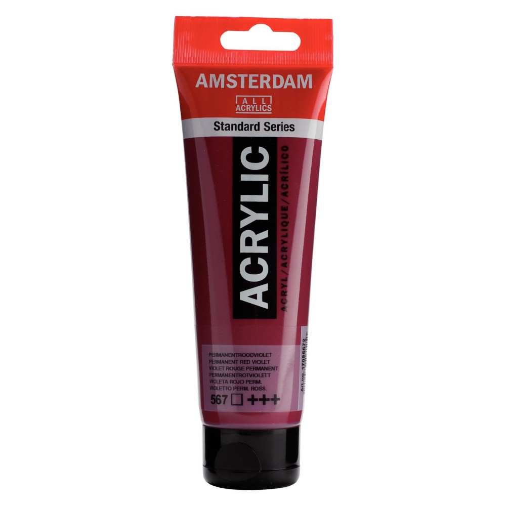 Acrylic paint in tube - Amsterdam - Permanent Red Violet, 120 ml