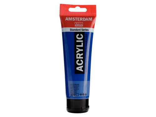 Acrylic paint in tube - Amsterdam - Phthalo Blue, 120 ml