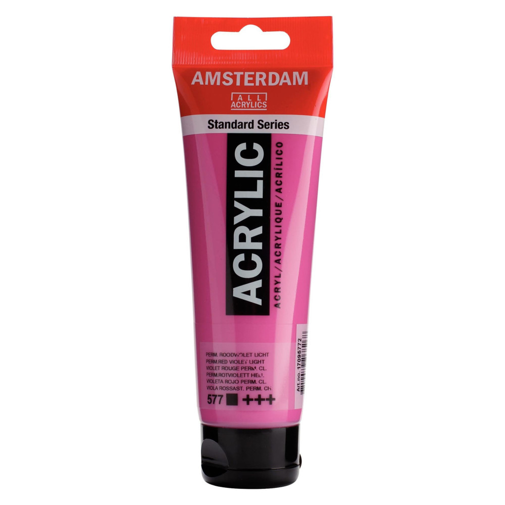 Acrylic paint in tube - Amsterdam - Permanent Red Violet Light, 120 ml