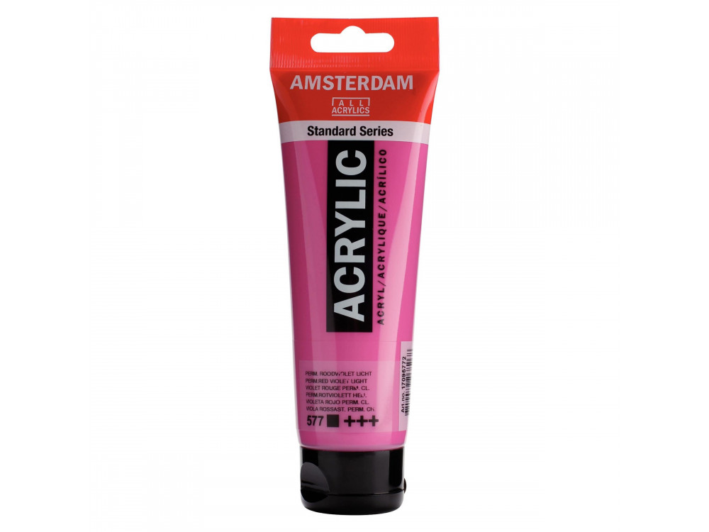 Farba akrylowa - Amsterdam - Permanent Red Violet Light, 120 ml
