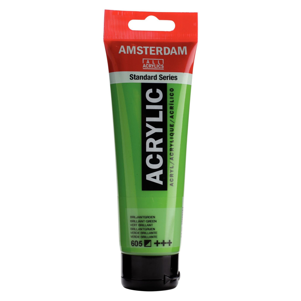 Acrylic paint in tube - Amsterdam - Brilliant Green, 120 ml