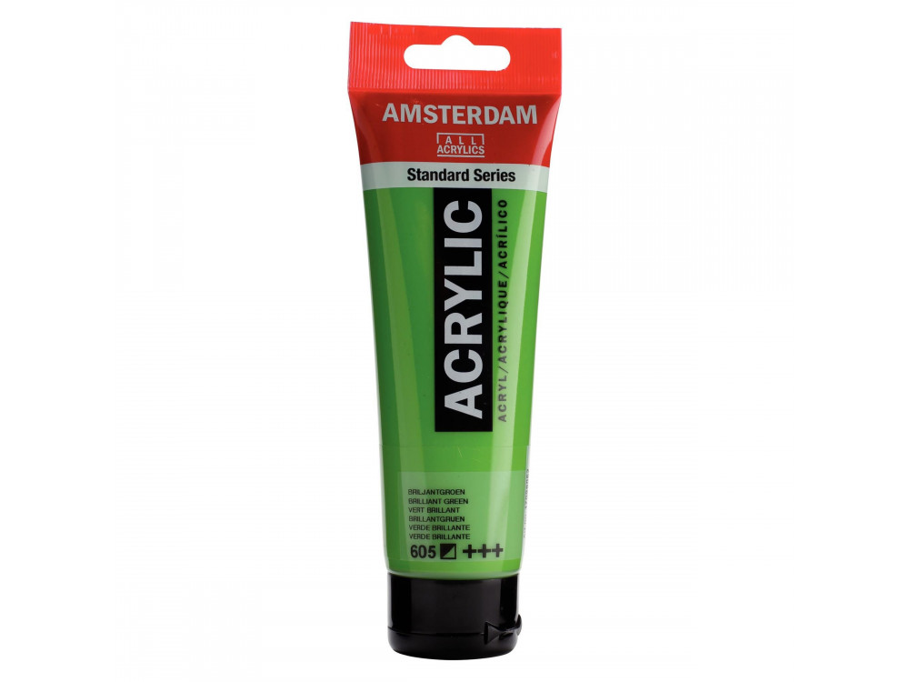 Acrylic paint in tube - Amsterdam - Brilliant Green, 120 ml