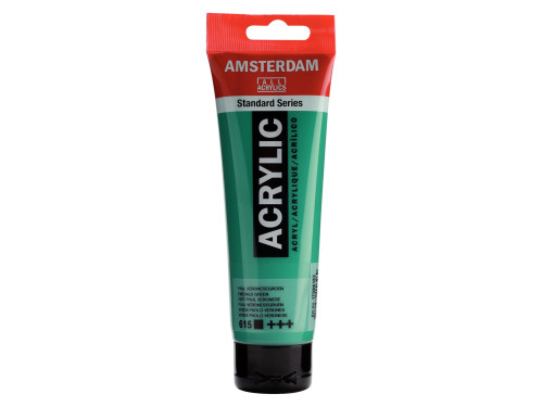 Farba akrylowa - Amsterdam - Emerald Green, 120 ml