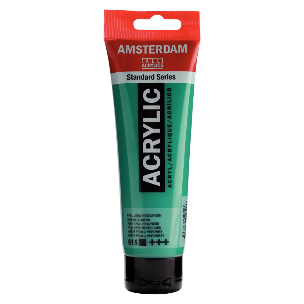Farba akrylowa - Amsterdam - Emerald Green, 120 ml