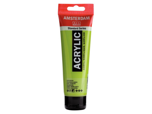 Acrylic paint in tube - Amsterdam - Yellowish Green, 120 ml