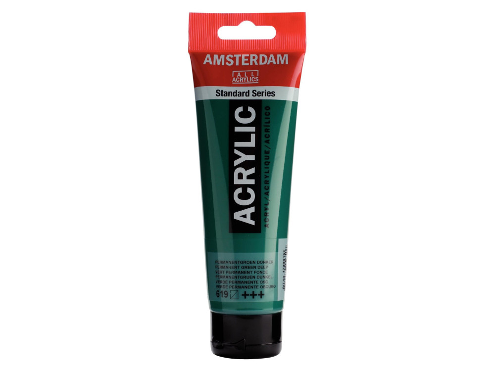 Farba akrylowa - Amsterdam - Permanent Green Deep, 120 ml