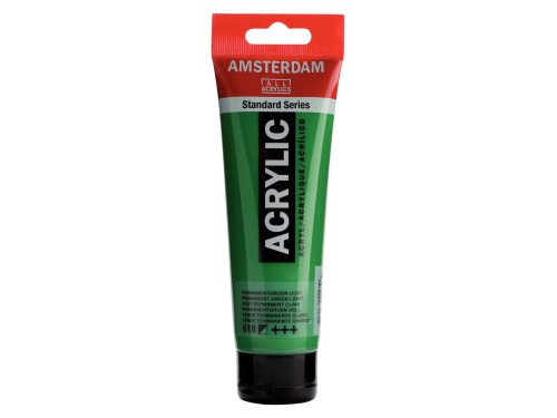 Acrylic paint in tube - Amsterdam - Permanent Green Light, 120 ml