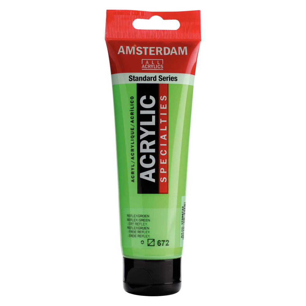 Acrylic paint in tube - Amsterdam - Reflex Green, 120 ml