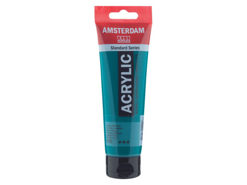 Acrylic paint in tube - Amsterdam - Phthalo Green, 120 ml
