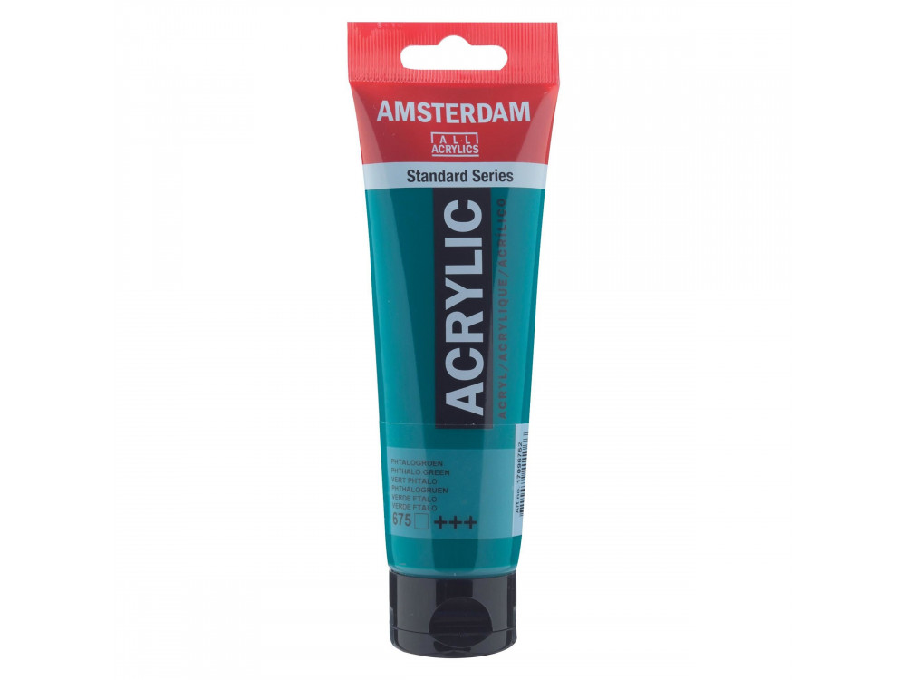 Acrylic paint in tube - Amsterdam - Phthalo Green, 120 ml