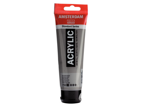 Acrylic paint in tube - Amsterdam - Nautral Grey, 120 ml